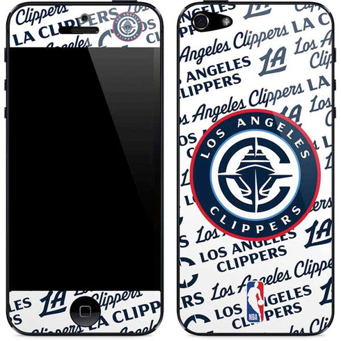 NBA Los Angeles Clippers Blast Text iPhone 5/5s/5SE Skin