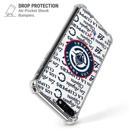 NBA Los Angeles Clippers Blast Text iPhone 7/8 Plus Clear Case
