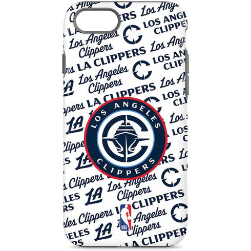 NBA Los Angeles Clippers Blast Text iPhone Cases