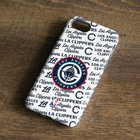 NBA Los Angeles Clippers Blast Text iPhone 7 Pro Case