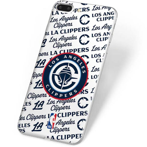 NBA Los Angeles Clippers Blast Text iPhone 8 Plus Skin