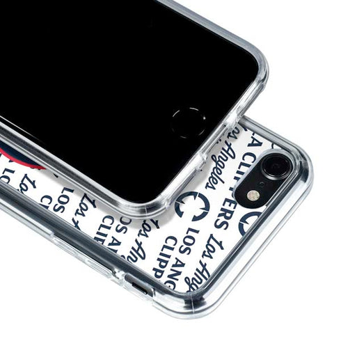 NBA Los Angeles Clippers Blast Text iPhone SE (2nd & 3rd Gen) Clear Case