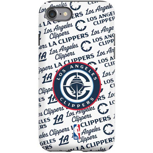 NBA Los Angeles Clippers Blast Text iPhone SE (2nd & 3rd Gen) Pro Case