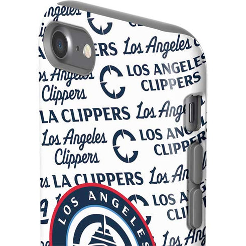 NBA Los Angeles Clippers Blast Text iPhone SE (2nd & 3rd Gen) Pro Case