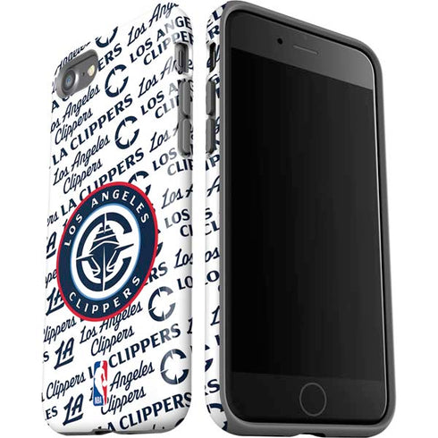 NBA Los Angeles Clippers Blast Text iPhone SE (2nd & 3rd Gen) Pro Case