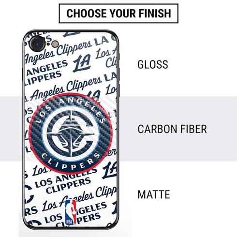 NBA Los Angeles Clippers Blast Text iPhone SE (2nd & 3rd Gen) Skin