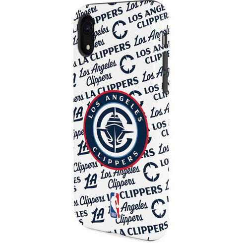 NBA Los Angeles Clippers Blast Text iPhone XR Pro Case