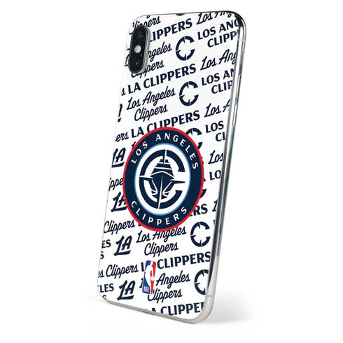 NBA Los Angeles Clippers Blast Text iPhone XS Max Skin