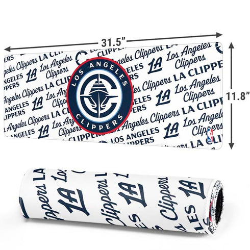 NBA Los Angeles Clippers Blast Text Gaming Mouse Pad