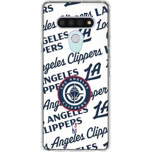 NBA Los Angeles Clippers Blast Text LG Stylo 6 Clear Case