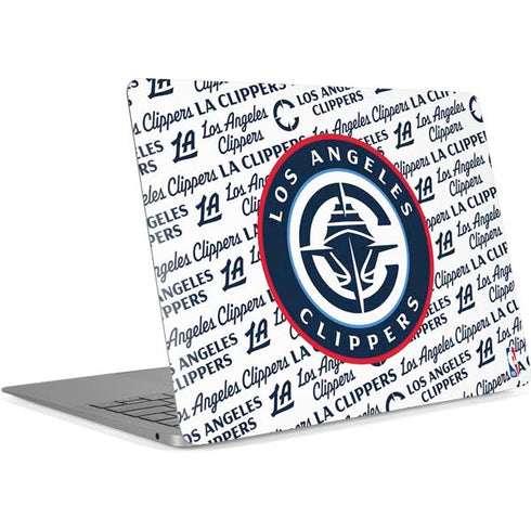NBA Los Angeles Clippers Blast Text Apple MacBook Air Skin