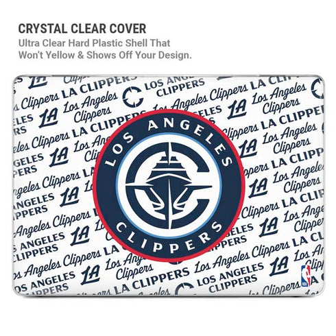 NBA Los Angeles Clippers Blast Text MacBook Air 15in (2023-2025) Case plus Skin
