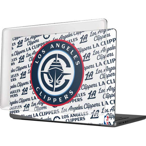 NBA Los Angeles Clippers Blast Text MacBook Pro 14in (2021-24) Case plus Skin
