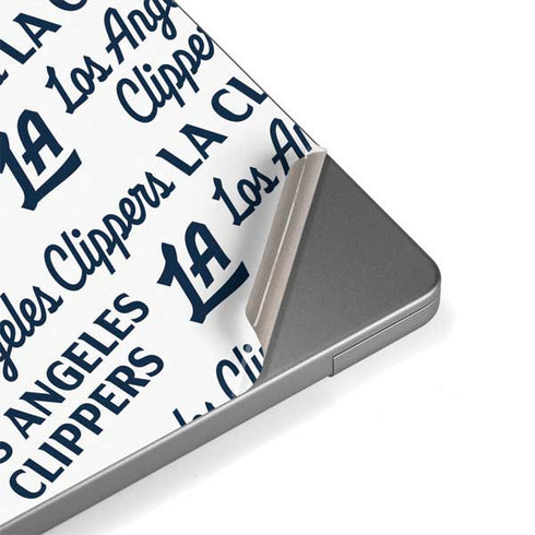 NBA Los Angeles Clippers Blast Text MacBook Pro 14in (2021-24) Skin