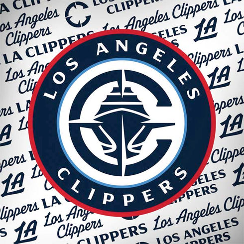 NBA Los Angeles Clippers Blast Text MacBook Skins