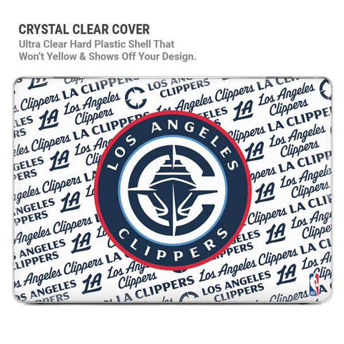 NBA Los Angeles Clippers Blast Text MacBook Pro 16in (2019-20) Case plus Skin