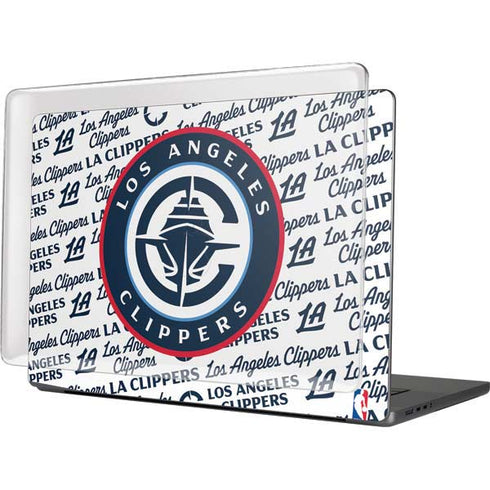 NBA Los Angeles Clippers Blast Text MacBook Pro 16in (2021-25) Case plus Skin