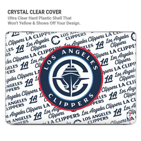 NBA Los Angeles Clippers Blast Text MacBook Pro 16in (2021-25) Case plus Skin
