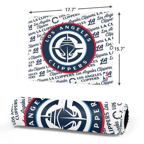 NBA Los Angeles Clippers Blast Text Gaming Mouse Pad