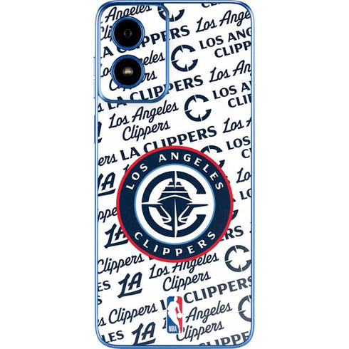 NBA Los Angeles Clippers Blast Text Moto G Play 4G (2024) Skin