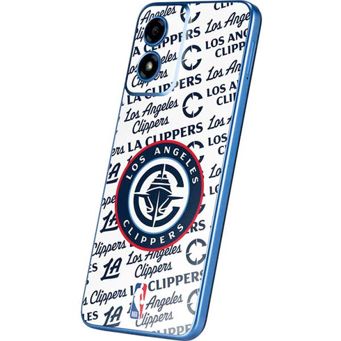NBA Los Angeles Clippers Blast Text Moto G Play 4G (2024) Skin