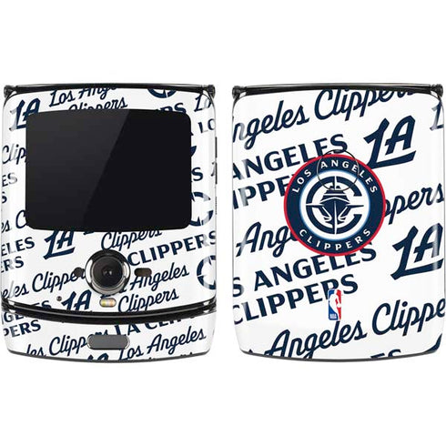 NBA Los Angeles Clippers Blast Text Motorola RAZR Skin