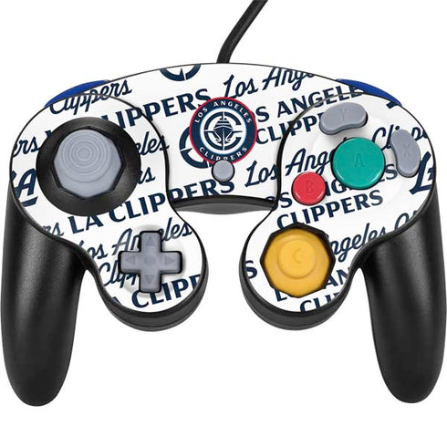 NBA Los Angeles Clippers Blast Text Nintendo Skins