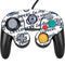 NBA Los Angeles Clippers Blast Text Nintendo GameCube Controller Skin