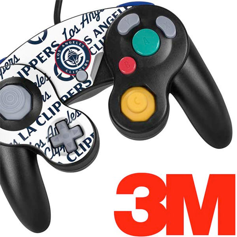 NBA Los Angeles Clippers Blast Text Nintendo GameCube Controller Skin