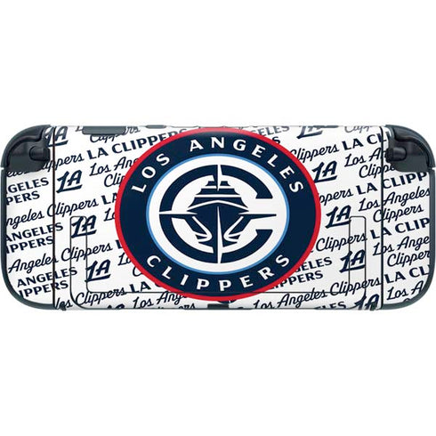 NBA Los Angeles Clippers Blast Text Nintendo Switch 2 (2025) with Joy-Con Skin