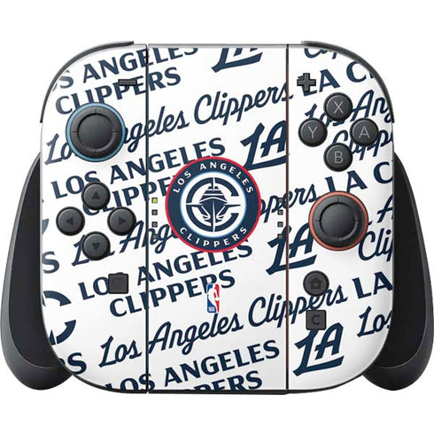 NBA Los Angeles Clippers Blast Text Nintendo Switch 2 (2025) Joy-Con Controller Skin