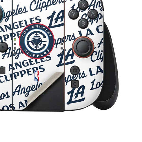 NBA Los Angeles Clippers Blast Text Nintendo Switch 2 (2025) Joy-Con Controller Skin