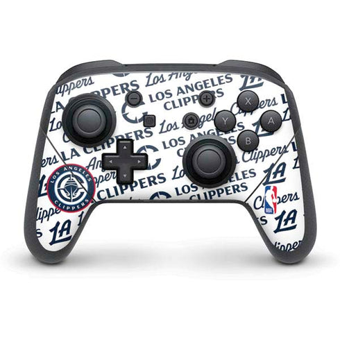NBA Los Angeles Clippers Blast Text Nintendo Skins