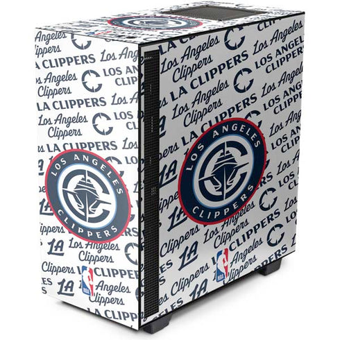 NBA Los Angeles Clippers Blast Text NZXT H510 Compact ATX Mid-Tower Case Skin