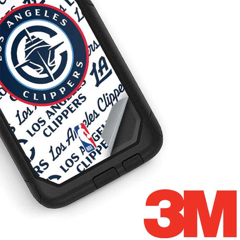 NBA Los Angeles Clippers Blast Text Otterbox Commuter Galaxy Skin