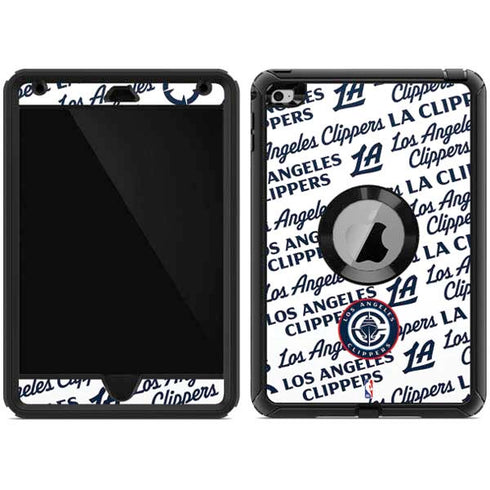 NBA Los Angeles Clippers Blast Text Otterbox Defender iPad Skin