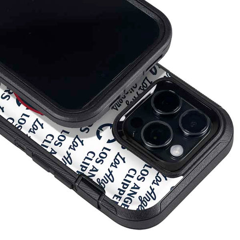 NBA Los Angeles Clippers Blast Text Otterbox Defender iPhone Skin
