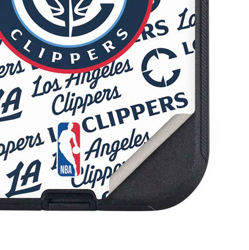 NBA Los Angeles Clippers Blast Text Otterbox Defender iPhone Skin
