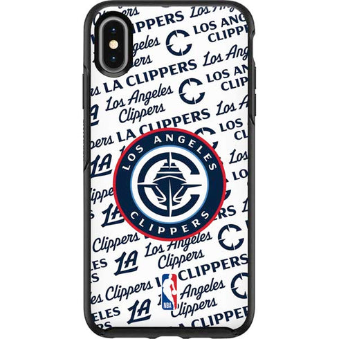 NBA Los Angeles Clippers Blast Text Otterbox Symmetry iPhone Skin
