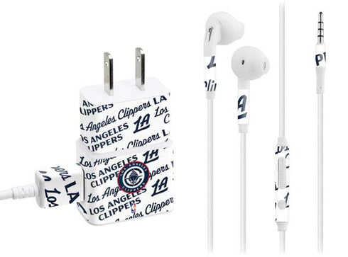 NBA Los Angeles Clippers Blast Text Phone Charger Skin