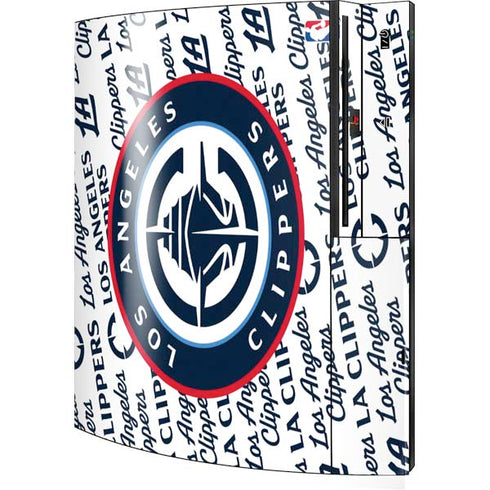 NBA Los Angeles Clippers Blast Text Playstation 3 & PS3 Skin