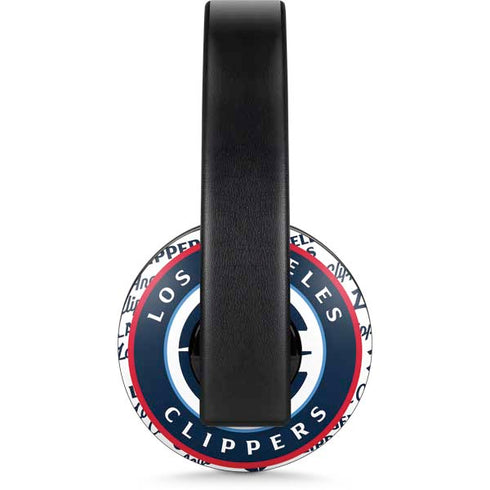 NBA Los Angeles Clippers Blast Text PlayStation 4 Gold Wireless Headset Skin