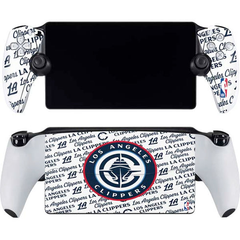 NBA Los Angeles Clippers Blast Text PlayStation Portal Remote Player Skin