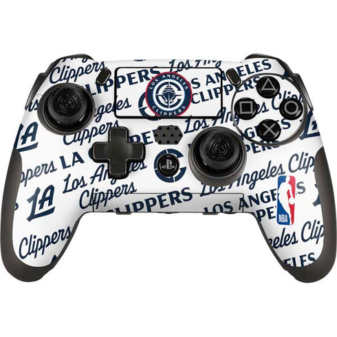 NBA Los Angeles Clippers Blast Text PlayStation Scuf Vantage 2 Controller Skin