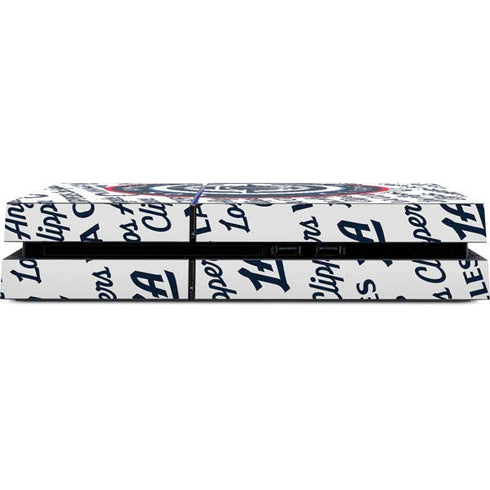 NBA Los Angeles Clippers Blast Text PS4 Console Skin