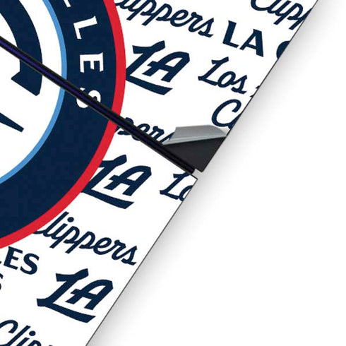 NBA Los Angeles Clippers Blast Text PS4 Console Skin