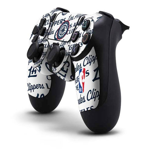 NBA Los Angeles Clippers Blast Text PS4 Controller Skin