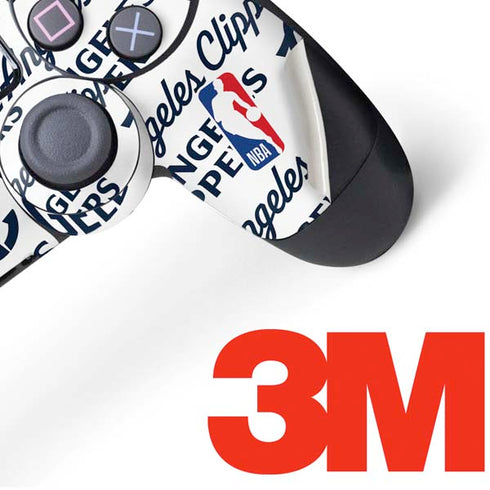 NBA Los Angeles Clippers Blast Text PS4 Controller Skin