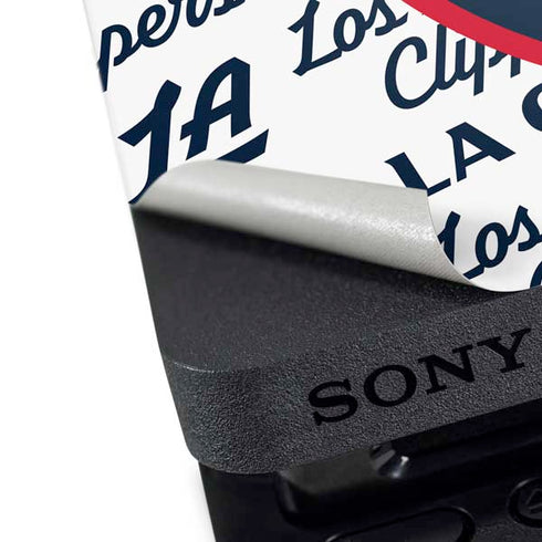 NBA Los Angeles Clippers Blast Text PS4 Pro Console Skin