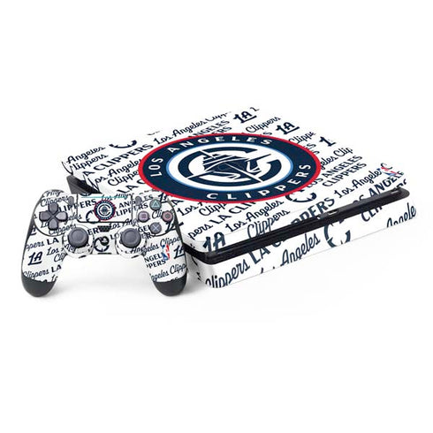 NBA Los Angeles Clippers Blast Text PlayStation PS4 Skins
